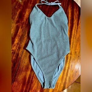HOLLISTER Dusty blue One Piece Swimsuit size Small